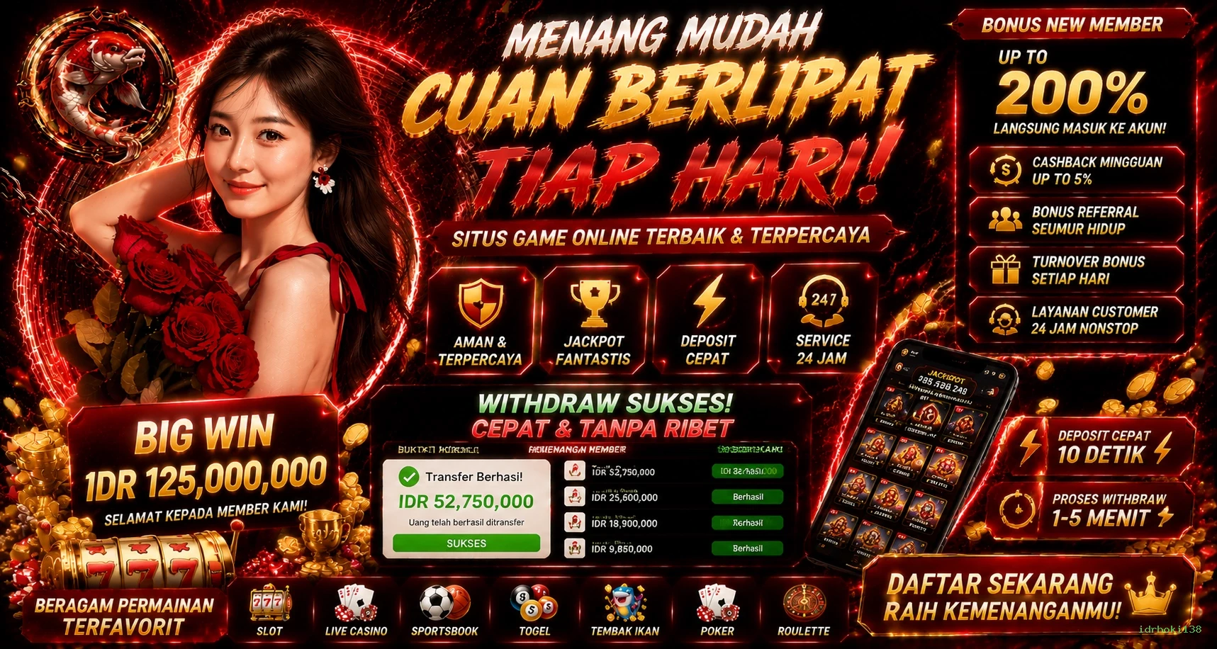 idrhoki138 Platform Game Terpercaya untuk Pemain Indonesia